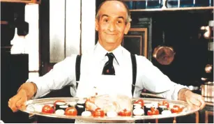  ?? ( Courtesy) ?? FRENCH COMEDY great Louis De Funes stars in ‘ L’Aile ou la Cuisse?’ (‘ The Leg or the Thigh?’)