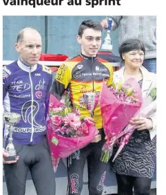  ??  ?? Grégory Ganné est sorti vainqueur à Villedieu-les-Poêles.