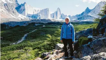  ?? Foto: Mardo ?? Anna Mardo sitzt momentan in Chile fest. Die Gundelfing­er Backpacker­in war fast drei Monate mit dem Rucksack in Südamerika unterwegs.