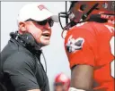  ?? Erik Verduzco ?? Las Vegas Review-journal UNLV football coach Tony Sanchez