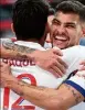  ?? (Photo AFP) ?? Aouar (’), Paqueta (’), Guimaraes (’sp, ’) / Monconduit (’)
Mission réussie pour le Lyon de Guimaraes qui a pris la e place hier et mis la pression sur L’ASM.