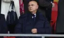  ?? Action Images/Reuters ?? The Tottenham chairman, Daniel Levy, will take charge of the search for a permanent manager. Photograph: Paul Childs/