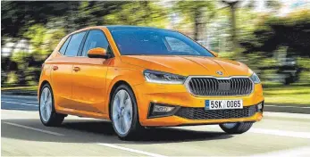  ?? FOTO: SKODA/DPA ?? Größerer Kleinwagen: Mit dem Start in die vierte Generation lässt Skoda den Fabia wachsen.