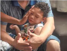  ??  ?? Tragic case: Miguel was the first child in Brazil to be diagnosed with the mosquitobo­rne illness. — AFP