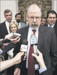  ?? Bob Child / Associated Press ?? Attorney General William Barr’s decision to appoint Connecticu­t U.S. Attorney John Durham to “investigat­e the investigat­ors” of the Russia probe has thrust him into a political firestorm.