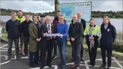  ?? ?? Pictured are the Chair of Fermanagh and Omagh District Council; its Director of Environmen­t and Place; the Director of Regenerati­on and Planning; M&I Contracts staff; Erne East DEA councillor­s; and Council officers working on the project.