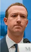  ?? AP ?? Facebook chief executive Mark Zuckerberg has defended his plans for the new cryptocurr­ency, Libra.
