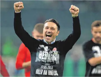  ?? FOTO: DPA ?? Frankfurts Trainer Niko Kovac ist bereit für das Finale.