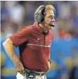  ?? BRETT DAVIS, USA TODAY SPORTS ?? Nick Saban owns five national titles, including four at Alabama, the last of which came last season.