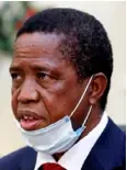  ??  ?? President Lungu