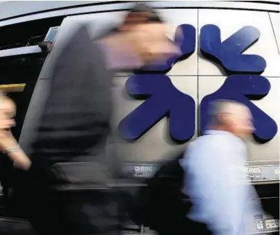  ??  ?? GETTING BUSY: RBS is in for a four-year cost-cutting drive aimed at shaving £2billion off operating costs