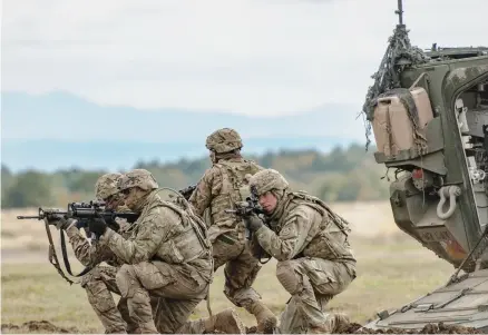  ?? Foto US ARMY ?? Statele Unite pregătesc cel mai amplu exercițiu militar al anului 2021, al cărui punct central va fi stabilit pe teritoriil­e României și Bulgariei.