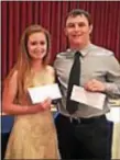  ?? SUBMITTED PHOTO ?? Sun Valley High grads Natalie Novotni and Jonathan Kester were named recipients of the Ray Withelder Memorial ScholarAth­lete award.