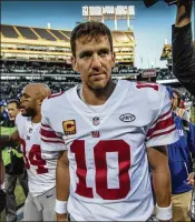  ?? HECTOR AMEZCUA / SACRAMENTO BEE ?? “I know I still can perform at a high level,” Eli Manning said.