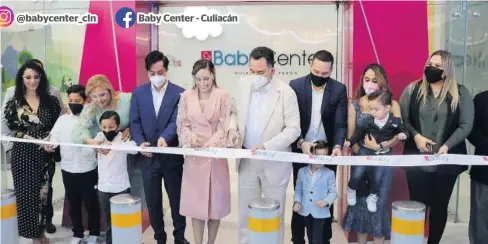  ?? FOTO: CORTESÍA ?? @babycenter_cln
Baby Center -
Culiacán
> Para inaugurar el Baby Center, se realizó el conmemorat­ivo corte de listón.