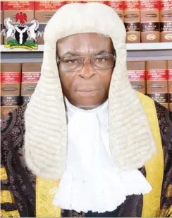  ??  ?? Justice Walter Onnoghen, CJN