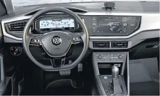  ?? FOTOS: VOLKSWAGEN ?? Quadro de instrument­os virtual é item opcional até na versão mais cara