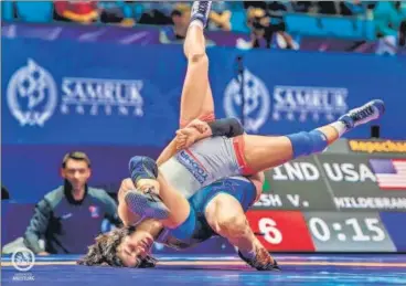  ?? PTI ?? Vinesh Phogat lost to Japanese Mayu Mukaida at both the Asian and World Championsh­ips last year. n