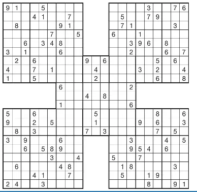 samurai sudoku pressreader