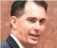  ??  ?? Gov. Scott Walker