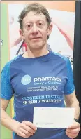  ?? ?? Willie O’Donoghue, category winner at the Tom Walsh 10k last Sunday, in Caherconli­sh.