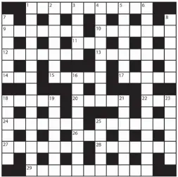  ?? PRIZES of £20 will be awarded to the senders of the first three correct solutions checked. Solutions to: Daily Mail Prize Crossword No. 15,942, PO BOX 3451, Norwich NR7 7NR. Entries may be submitted by second-class post. Envelopes must be postmarked no la ??