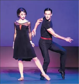  ?? Matthew Murphy ?? SARA ESTY and Garen Scribner in the stage version of “An American in Paris.”