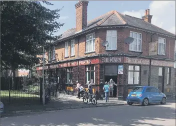  ??  ?? STABBING HORROR The attack followed a row in The Mars pub in Temple Street, Landport