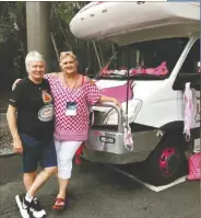  ?? PHOTO: SUPPLIED. ?? Groovy Bus on the road to spread the word that early detection of the breast cancer is vital.