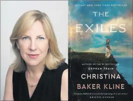  ?? PHOTO BY BEOWULF SHEEHAN ?? Christina Baker Kline will chat with fellow authors online Wednesday about “The Exiles,” whose protagonis­t is transporte­d from Victorian England to Australia after a conviction.