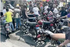  ?? ?? Seized motorcycle­s