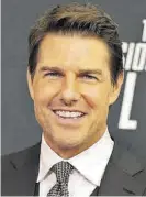  ??  ?? Tom Cruise.