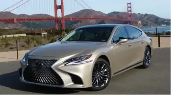  ?? JIM KENZIE FOR THE TORONTO STAR ?? The 2018 Lexus LS 500 goes on sale in the first quarter of next year.