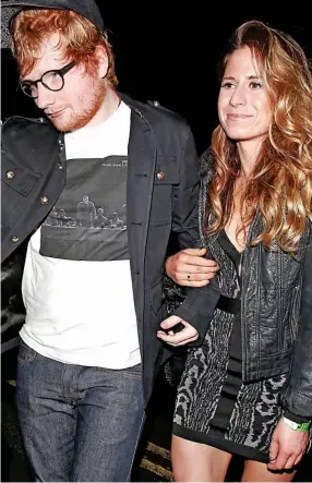  ??  ?? £3.7million home: Ed Sheeran and his wife, Cherry Seaborn