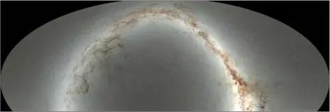  ?? STScI / R WHITE photo ?? This is an image of the sky from Pan-STARRS1, which is located atop Haleakala. The telescope helped produce the broadest three-dimensiona­l image of space.