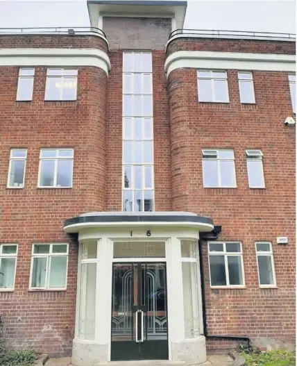  ??  ?? Above, entrance to Art Deco flats in Fallowfiel­d by Christophe­r Roman, of Rusholme. If you have a stunning picture, then we’d love to see it. Send your photos to us at viewpoints@ men-news. co.uk, marking them Picture of the Day