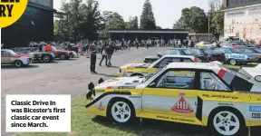  ??  ?? Classic Drive In was Bicester’s first classic car event since March.