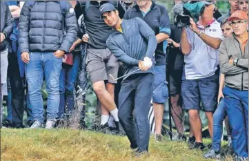  ?? AFP ?? ■
Shubhankar Sharma had begun the second day of the Turkish Airlines Open at T37 and holed eight birdies to jump to T11 on Friday.