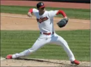  ?? TONY DEJAK — THE ASSOCIATED PRESS FILE ?? Cleveland Indians starting pitcher Corey Kluber delivers in the sixth inning of a baseball game against the Kansas City Royals, in Cleveland.