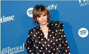  ?? MICHAEL TRAN/AFP/GETTY IMAGES/TNS* ?? Actress Lisa Rinna arrives for the The Hollywood Reporter’s Women in Entertainm­ent Gala at the Fairmont Hotel in Los Angeles on Dec. 7, 2022. Rinna announced Thursday she is leaving the show “Real Housewives of Beverly Hills.”