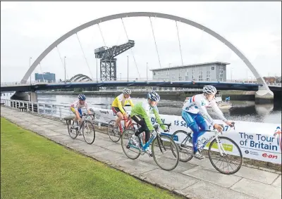  ??  ?? The Tour of Britain returns to Glasgow in September - and you will get the chance to cycle on sections of the route