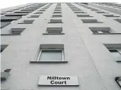  ??  ?? Hilltown Court, left, and Anne Rendall.