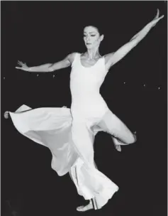  ??  ?? For sine praestatio­ner på balletscen­en blev Mette Hønningen i 1976 belønnet med Tagea Brandts rejselegat. Arkivfoto: Erik Petersen