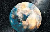  ?? HEATHER ROPER/LPL ?? Scientists theorize that a planet the size of Mars could be influencin­g the orbits of objects in the Kuiper belt.