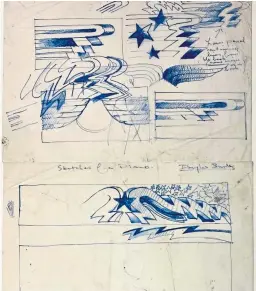  ?? Pictures: PA. ?? A sketch for the Beatle’s psychedeli­c piano.