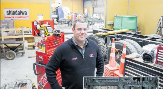  ?? PHOTO: PAUL TAYLOR ?? Robby Smith, general manager of Stevenson and Taylor in Waipukurau, standing in the expanded engineerin­g workshop area.