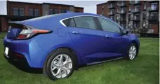  ??  ?? GM officials say the Volt is part of the company’s growing commitment to the electrific­ation of its fleet.