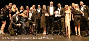  ?? ?? Best Place to Work - Prosperity Care and Wellbeing