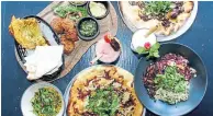  ??  ?? ● The menu at Ransacked Black Oven in Edinburgh is inspired by Persian and Middle Eastern cuisine