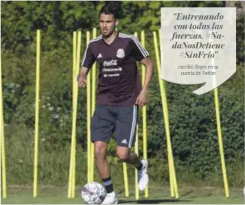  ?? | MEXSPORT ?? Diego Reyes no ha jugado ninguno de los últimos duelos de preparació­n mundialist­a.